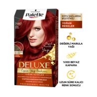 Palette Deluxe Yoğun Renkler Saç Boyası 7-887 Ateş Kızılı