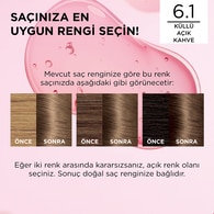 L'Oreal Paris Excellence Küllü Açık Kahve Saç Boyası 6.1
