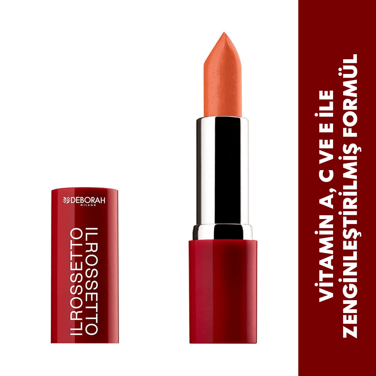  undefined DEBORAH Deborah Il Rossetto Classic Ruj No: 603 Bright Coral  1 of 2 