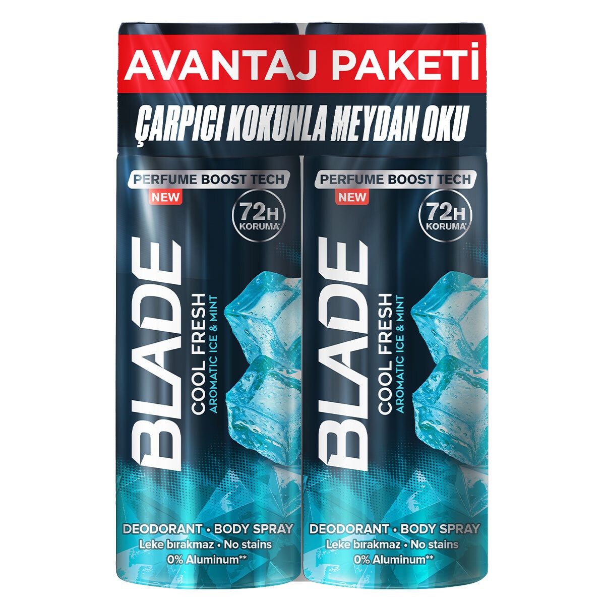 BLADE MAN BLADE MAN Blade Man Cool Fresh Deodorant Sprey 150 ml 2'li 1 of 5