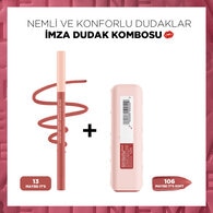 undefined MAYBELLINE EXC. Maybelline Serum Ruj 106 & Lifter Liner Dudak Kalemi 013 Combo Set 1 of 2