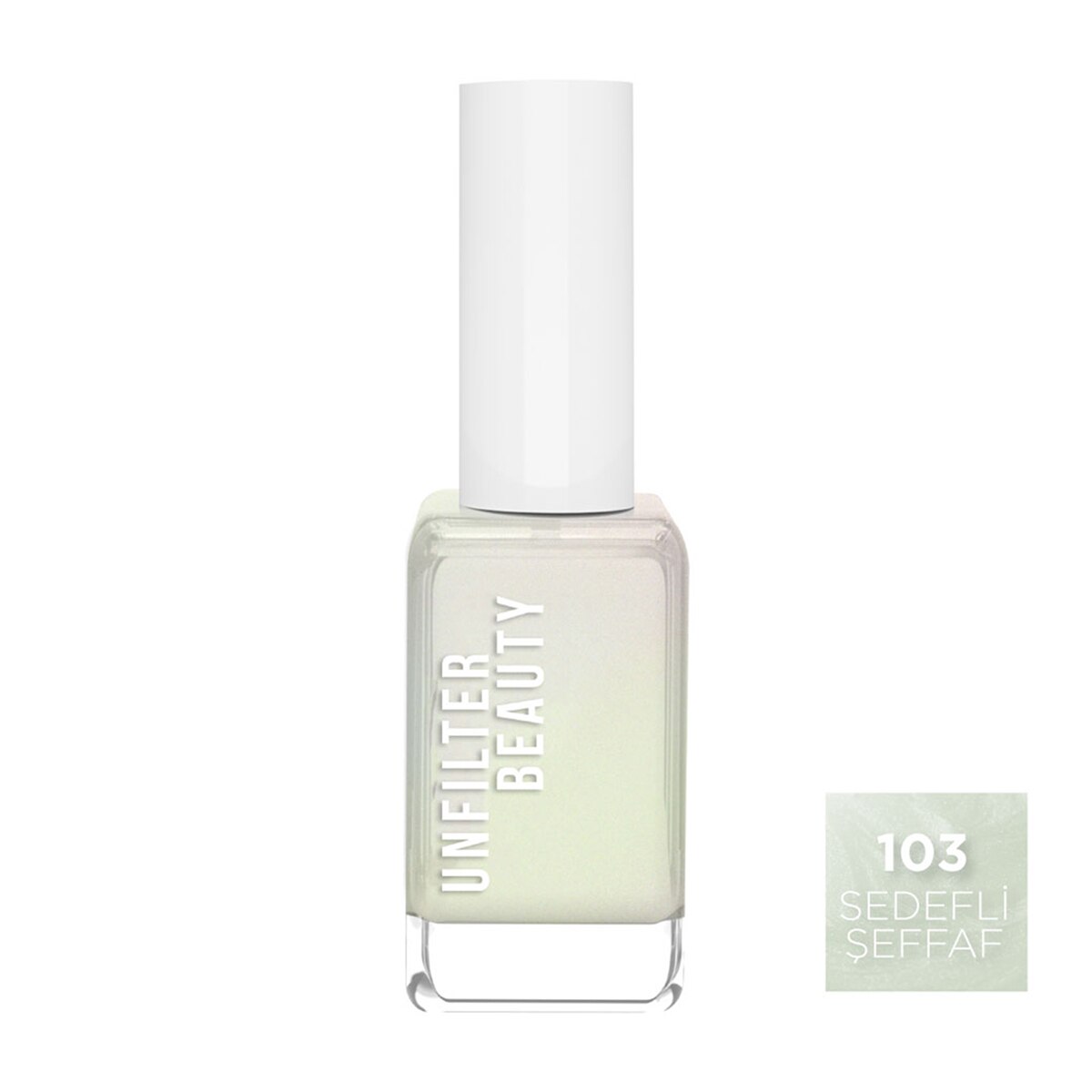  UNFILTER UNFILTER BEAUTY Unfilter Beauty Oje&nbsp; Sedefli Şeffaf No: 103 