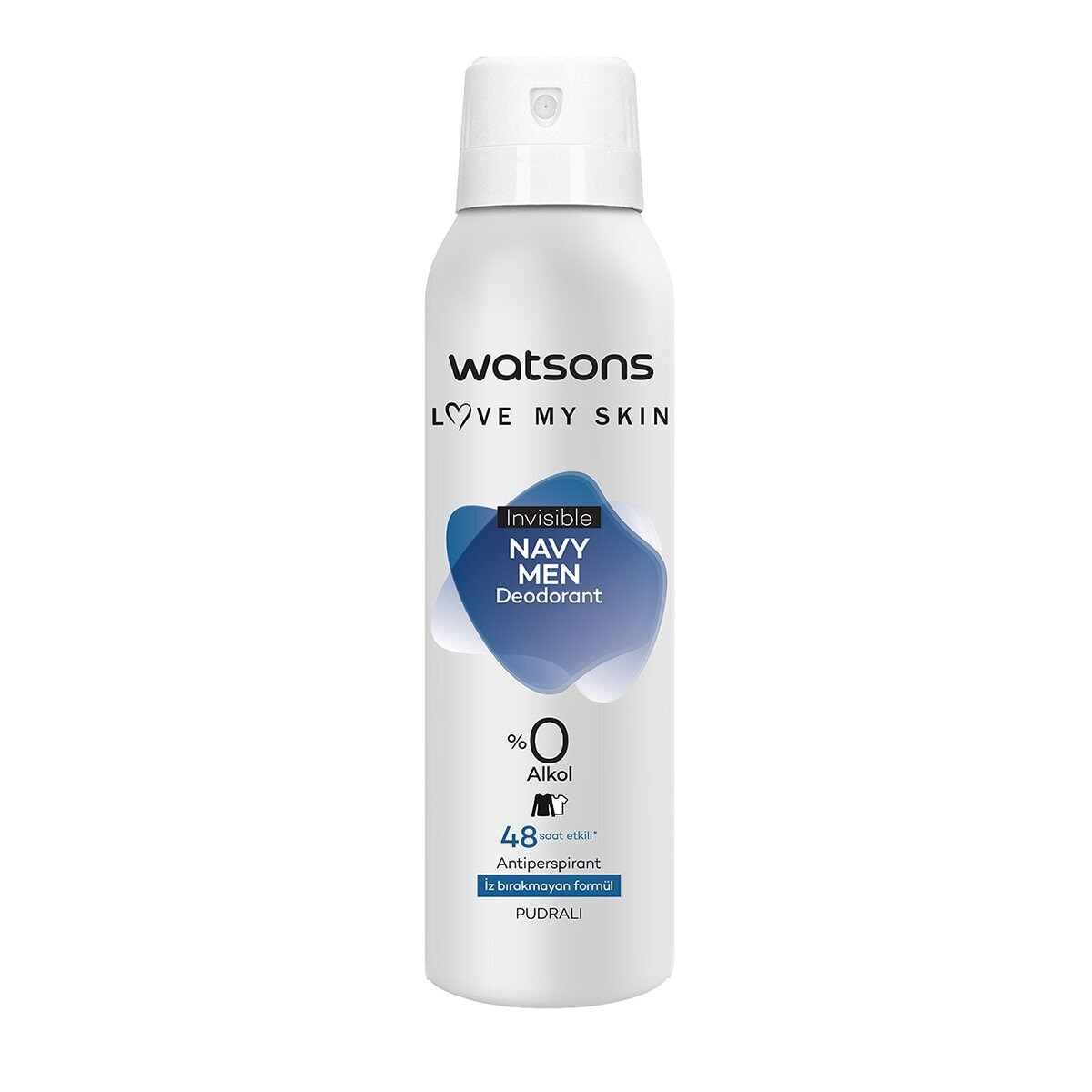 WATSONS WATSONS Watsons Invisible Navy Erkek Deodorant Sprey 150 ml Watsons Invisible Navy Erkek Deodorant Sprey 150 ml