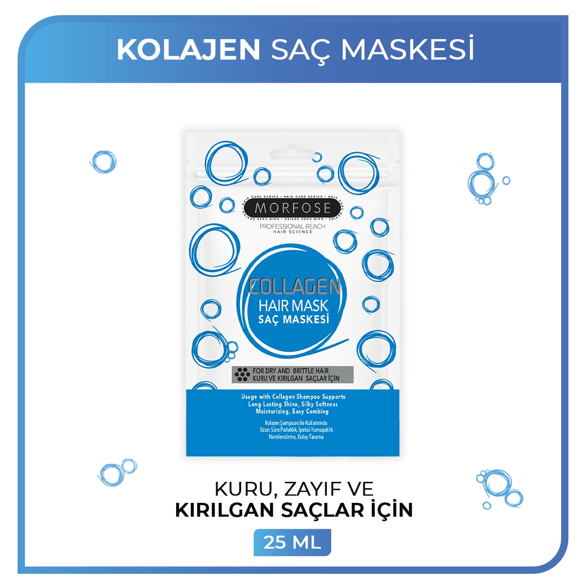 MORFOSE MORFOSE Morfose Kolajen Saç Maskesi 25 ml 1 of 5