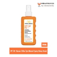Maruderm Sun Mineral Hassas Sprey SPF50+ 200 ml