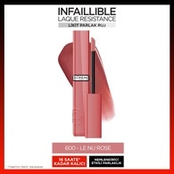 L'Oreal Paris Infaillible Laque Resistance Likit Parlak Ruj 600 Le Nu Rose