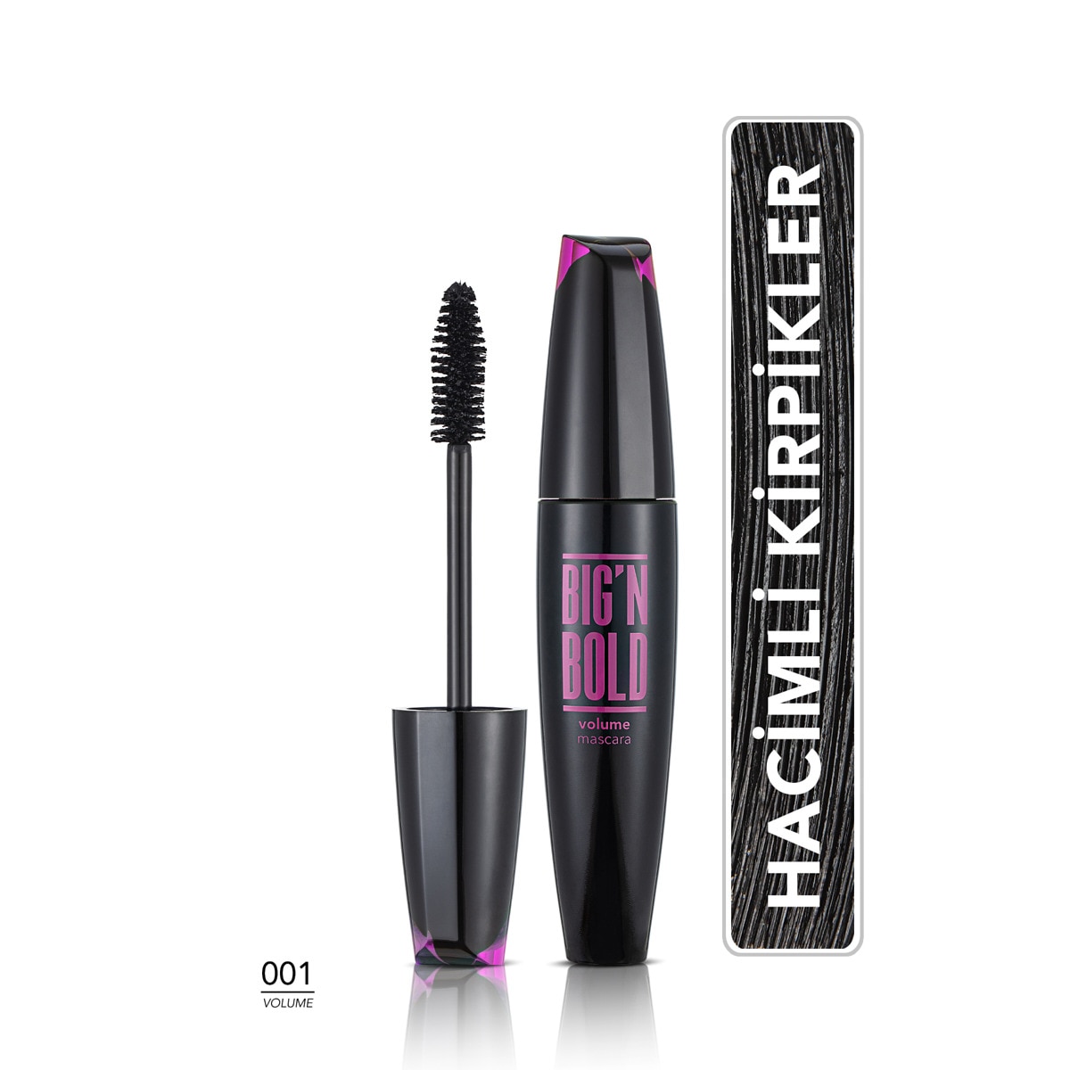  FLORMAR FLORMAR Flormar Big N Bold Hero Kirpik Uzatıcı ve Dolgunlaştırıcı Maskara Siyah  Flormar Big N Bold Hero Kirpik Uzatıcı ve Dolgunlaştırıcı Maskara Siyah