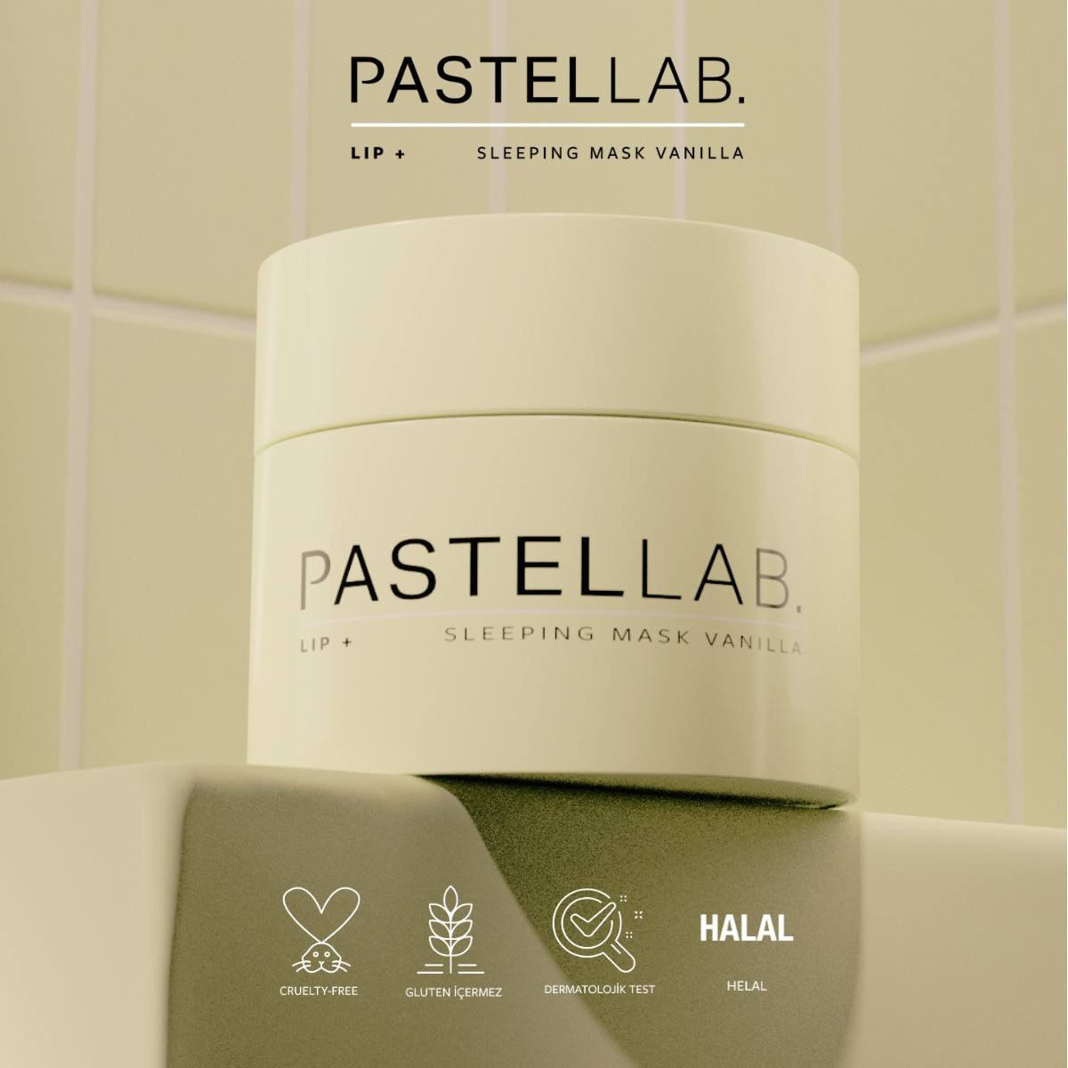  PASTELLAB PASTELLAB. Pastellab. Lip Sleeping Mask Dudak Bakım Maskesi Vanilla  1 of 7 