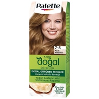 Palette Kalıcı Doğal Renkler Saç Boyası 7-5 Açık Karamel