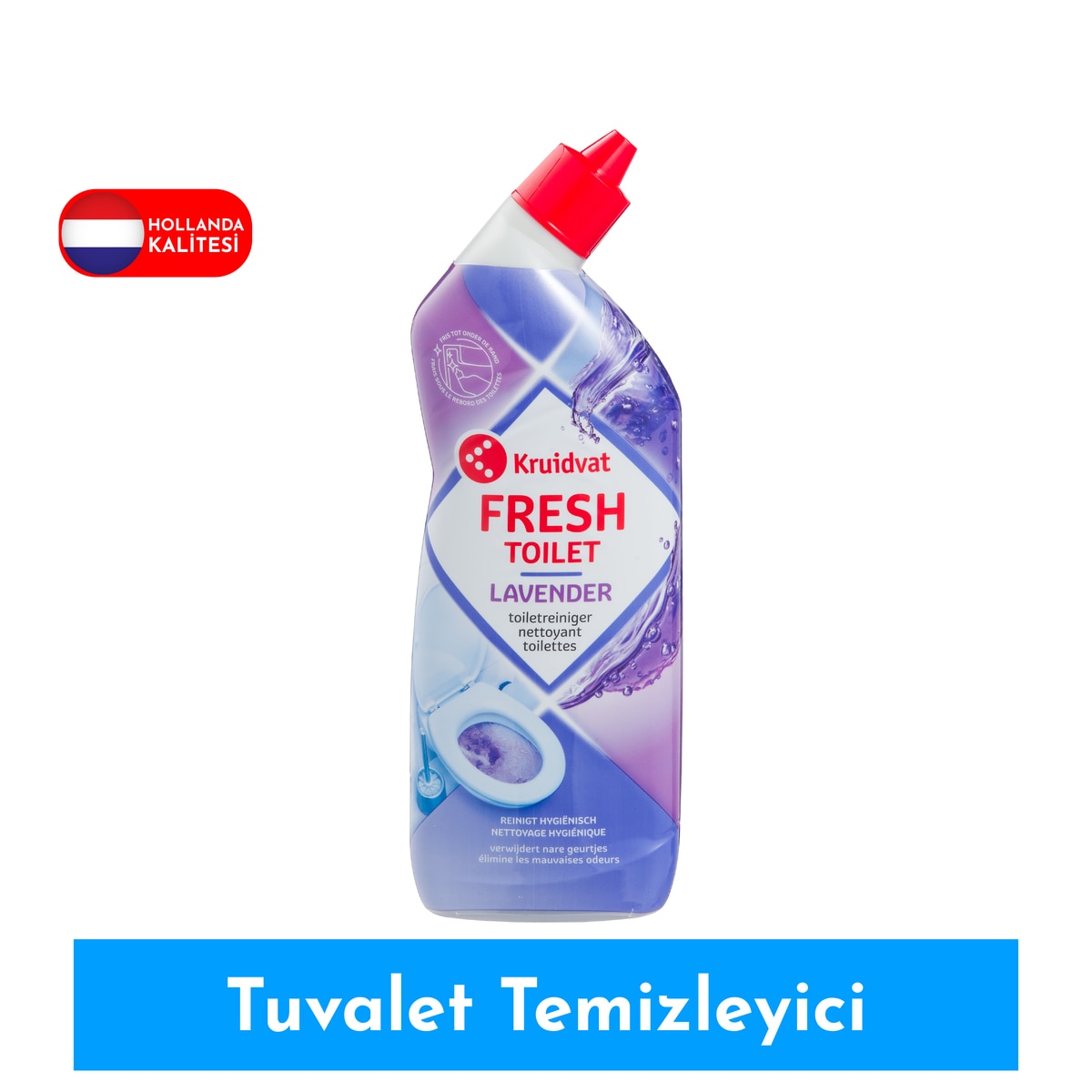  KRUIDVAT KRUIDVAT Kruidvat Tuvalet Temizleyici Jel Lavanta 750 ml  Kruidvat Tuvalet Temizleyici Jel Lavanta 750 ml