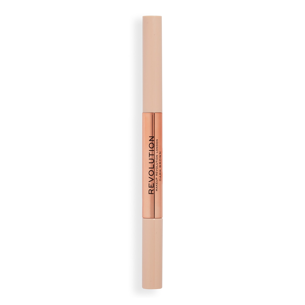  REVOLUTION REVOLUTION Revolution Fluffy Brow Duo Kaş Kalemi ve Kaş Maskarası Dark Brown  1 of 11 