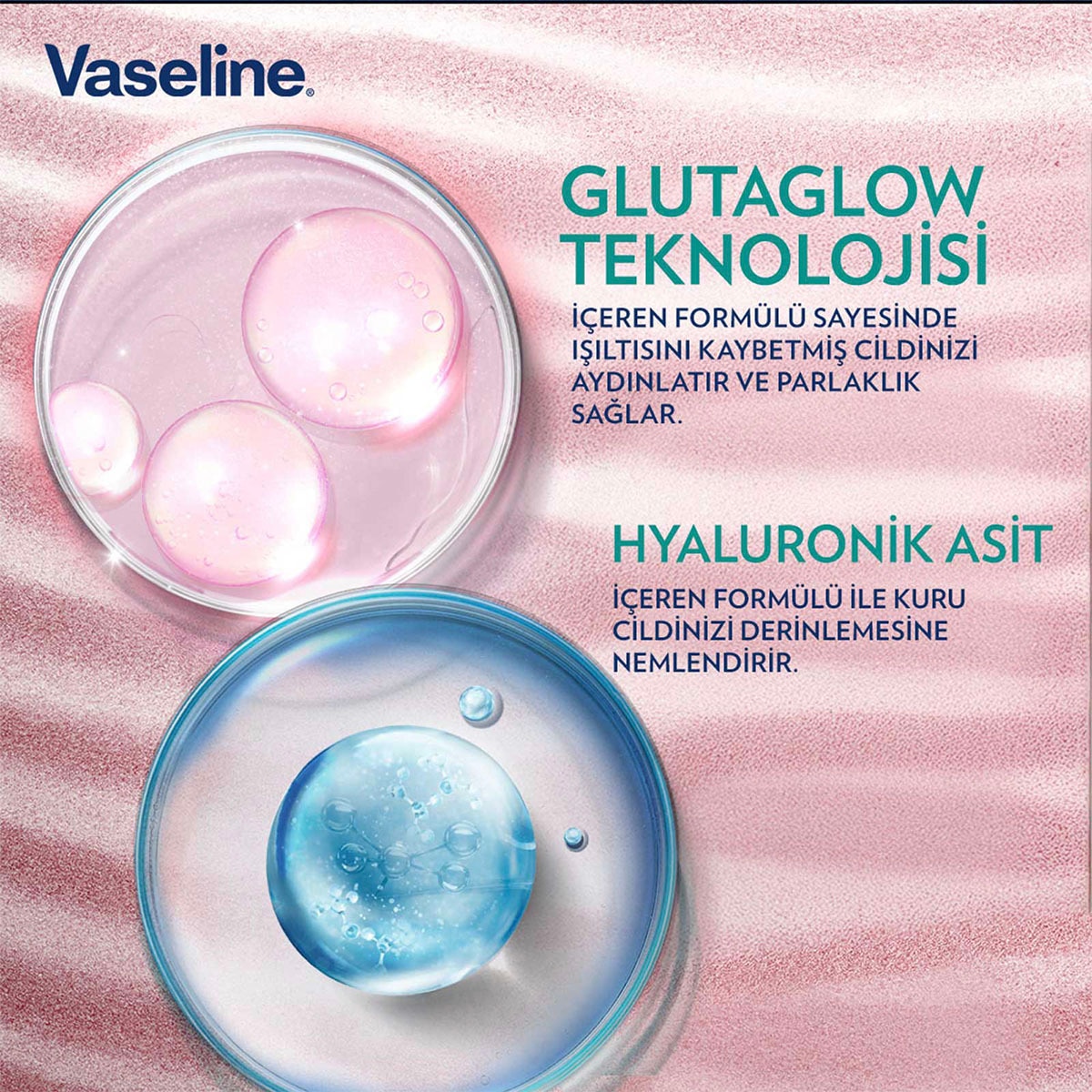  VASELINE VASELINE Vaseline Gluta-Hya Serum Etkili Vücut Losyonu Pürüzsüzleştirici 170 ml  1 of 7 