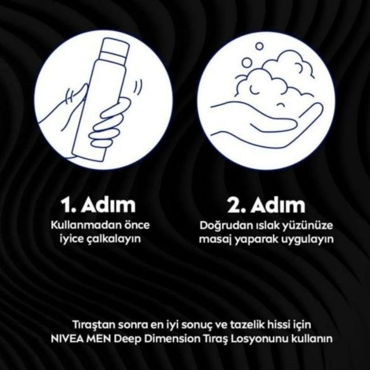 NIVEA FOR MEN NIVEA FOR MEN Nivea Men Erkek Tıraş Jeli Deep Dimension 200 ml 1 of 7