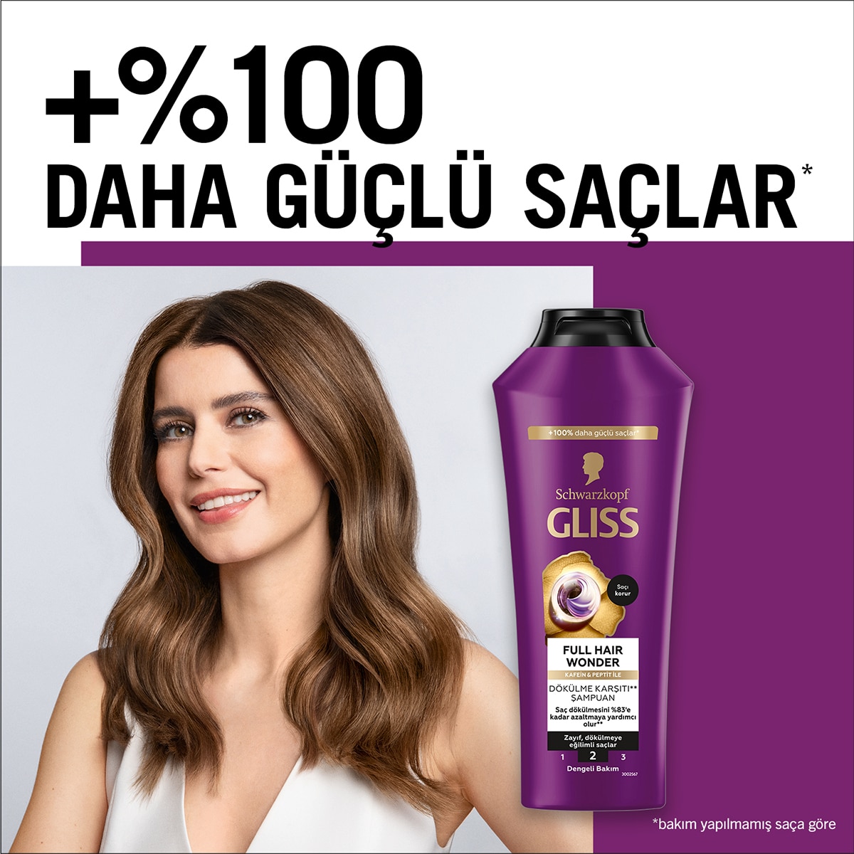  GLISS GLISS Gliss Şampuan Full Hair Wonder 400 ml  1 of 9 