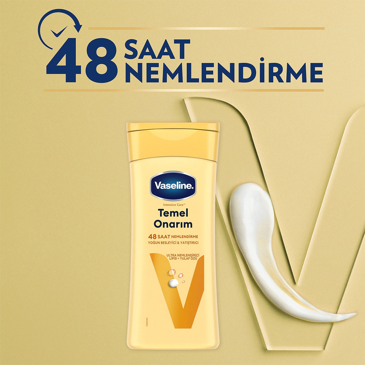 VASELINE VASELINE Vaseline Vücut Losyonu Temel Onarım Kuru Ciltler İçin 200 ml  1 of 10 