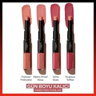 L'Oreal Paris Infaillible 2 Step 24 Saat Kalıcı Likit Ruj & Balm 801 Toujours Toffee