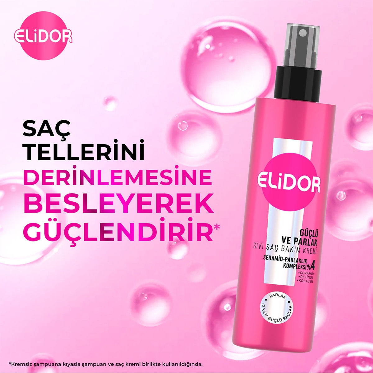  ELİDOR ELİDOR Elidor Superblend Sıvı Saç Bakım Kremi Güçlü Ve Parlak E Vitamini Makademya Yağı Kolajen 200 ml  1 of 7 