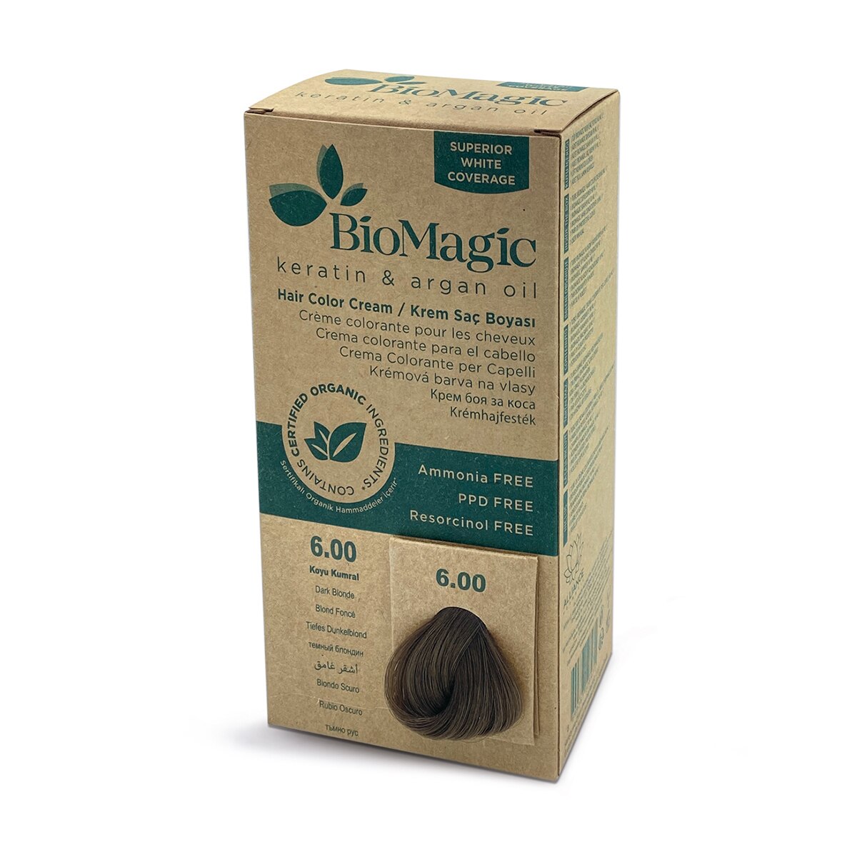  BIOMAGIC BIOMAGIC Biomagic Saç Boyası Koyu Kumral No: 6.00 
