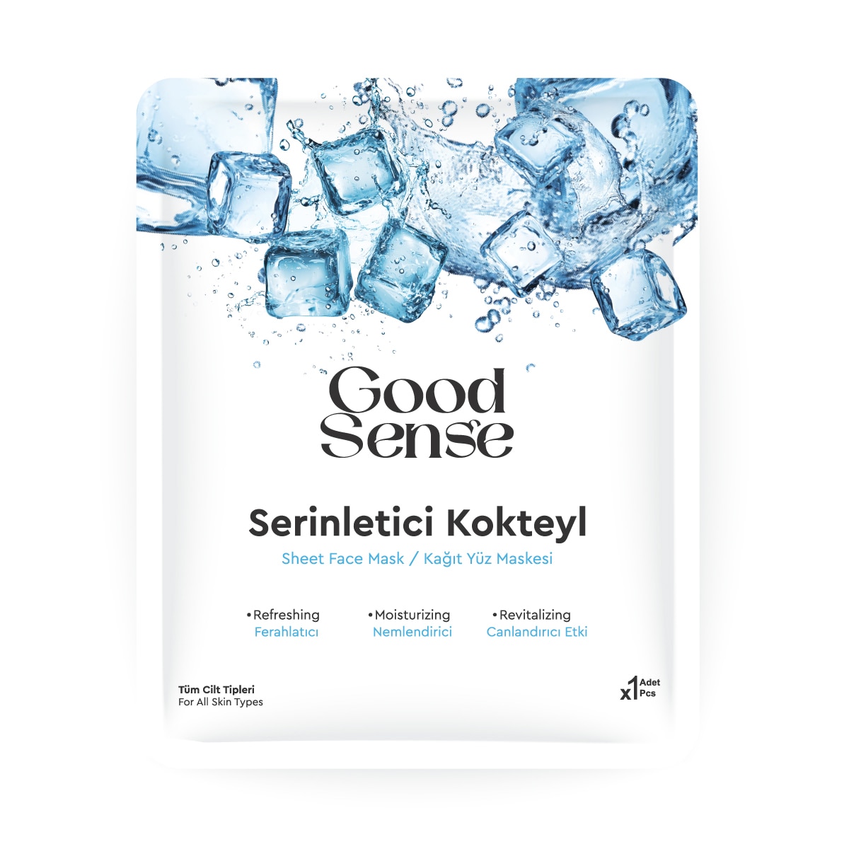 GOOD SENSE GOOD SENSE Good Sense Serinletici Kokteyl Kağıt Yüz Maskesi 1 of 1