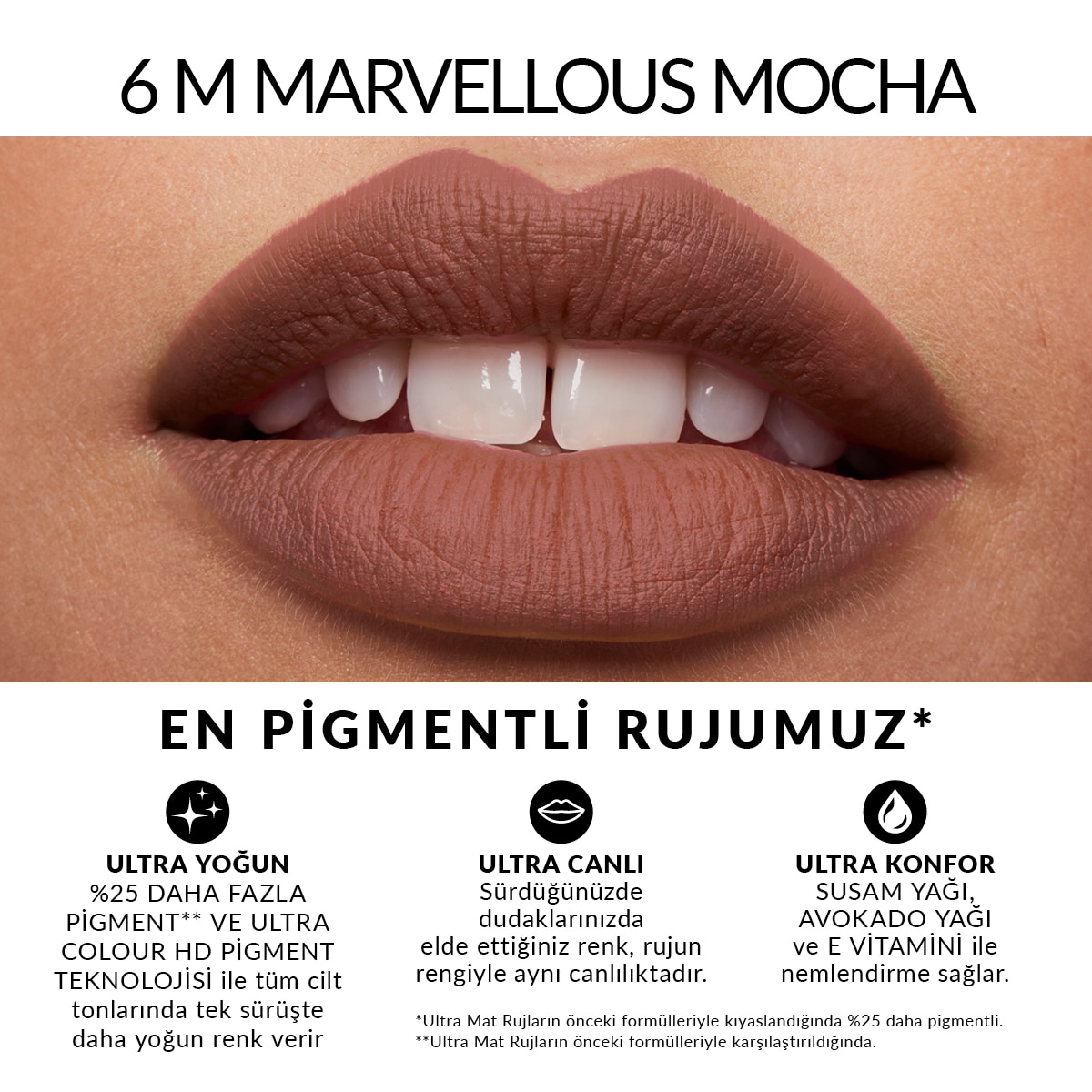  AVON AVON Avon Ultra Mat Ruj Marvellous Mocha  1 of 6 