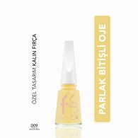  FLORMAR FLORMAR EXC. Flormar Blossom Yüksek Pigmentli & Parlak Bitişli Kalın Fırçalı Oje No: 009 Major Bees 