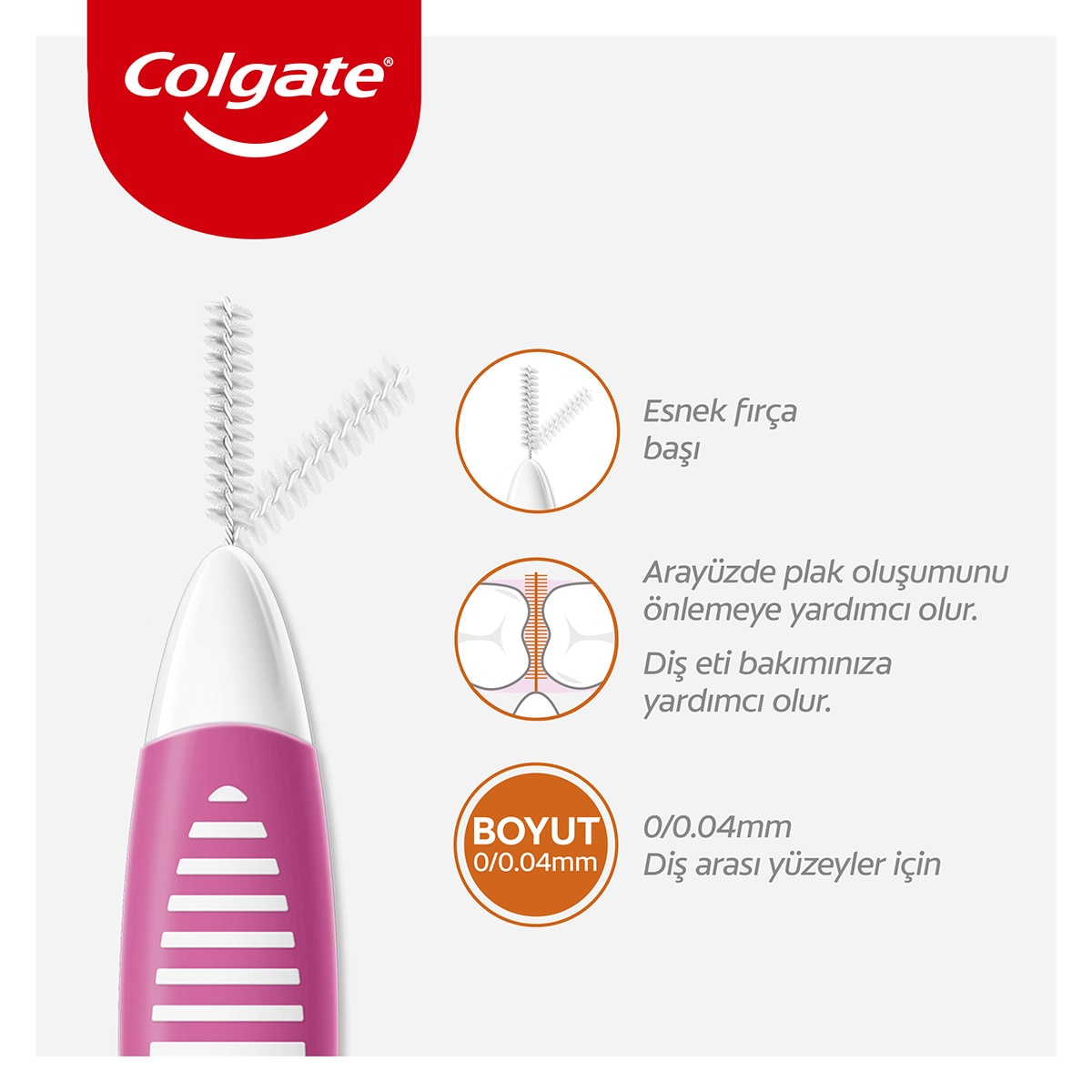  COLGATE COLGATE Colgate Interdental Arayüz Fırçası 4 mm  1 of 5 