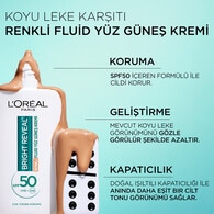 L'Oreal Paris Bright Reveal Renkli Güneş Kremi 50 ml Medium