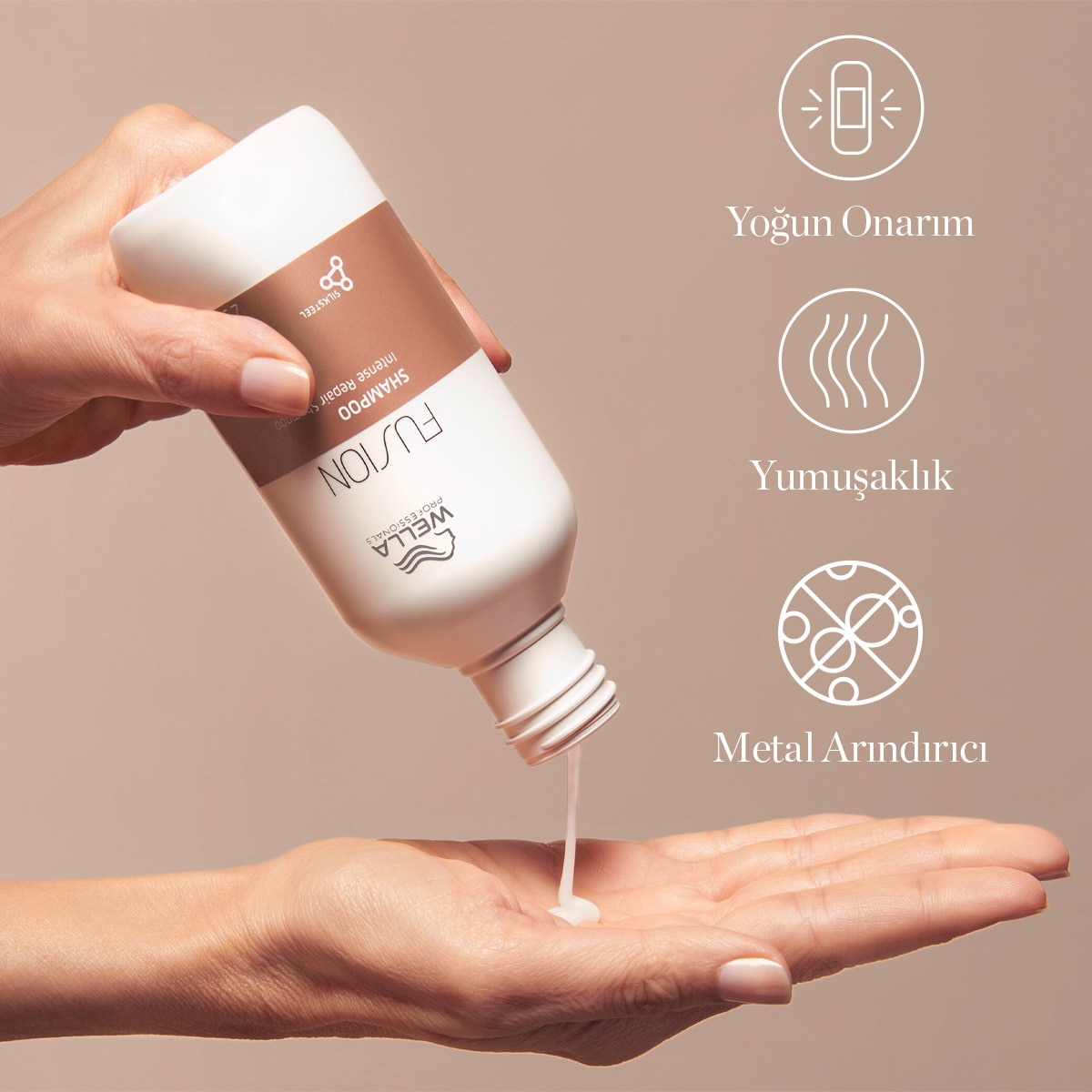  WELLA WELLA PROFESSIONALS EXC. Wella Professionals Fusion Yoğun Onarıcı Şampuan 250 ml  1 of 6 