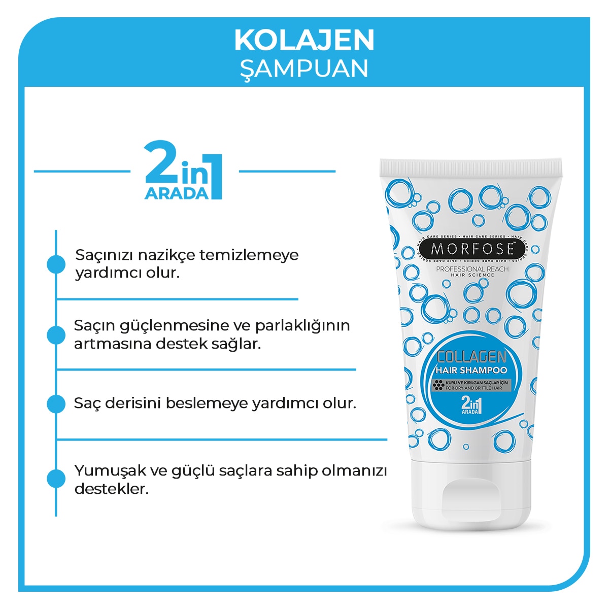 MORFOSE MORFOSE Morfose Kolajen Şampuan 50 ml 1 of 5