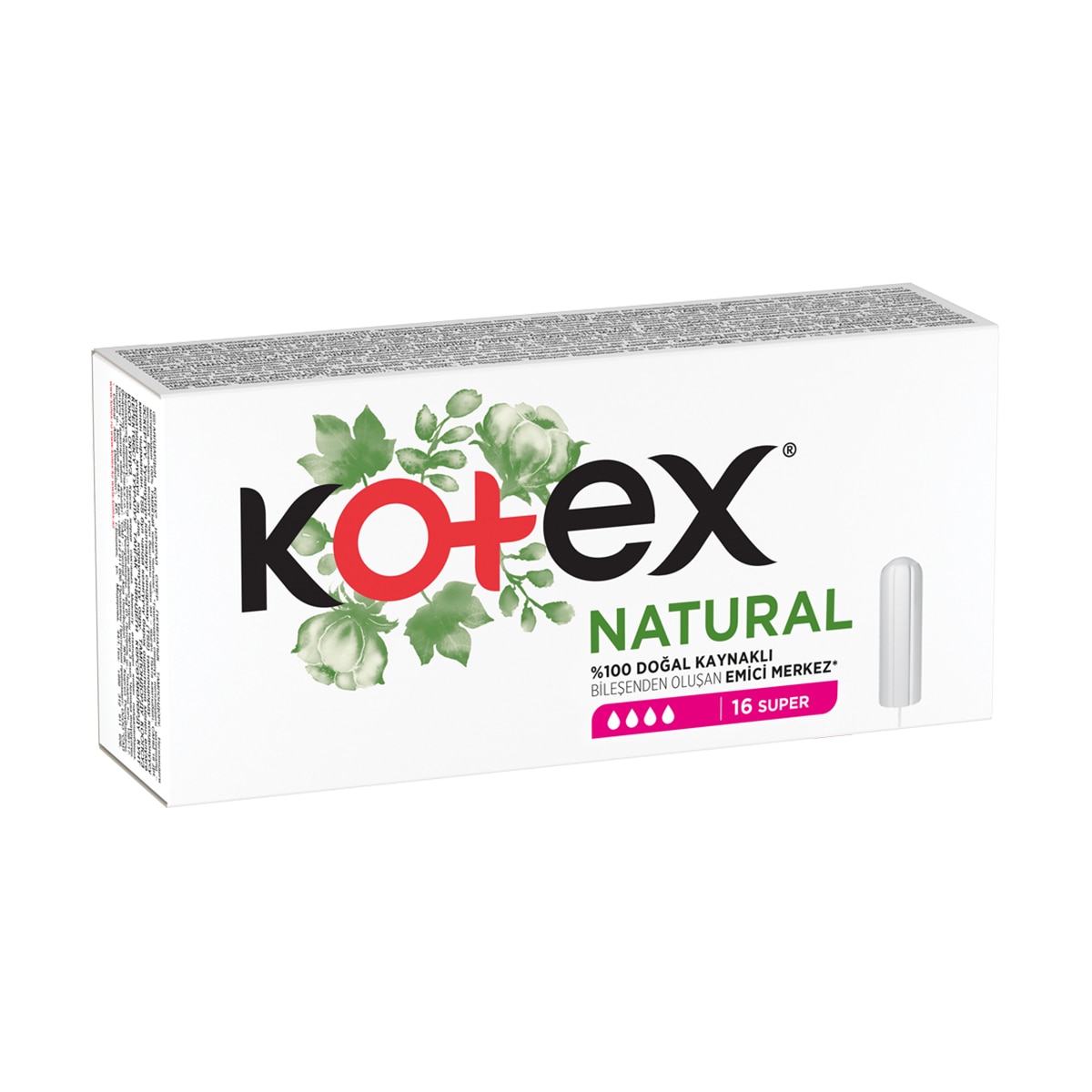  KOTEX KOTEX Kotex Natural Super Tampon 16 Adet  1 of 2 