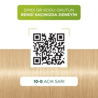 Palette Kalıcı Doğal Renkler Saç Boyası 10-0 Açık Sarı