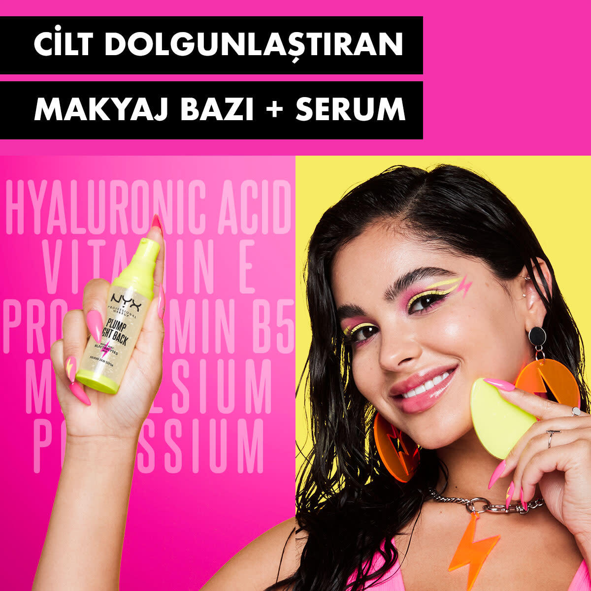 NYX NYX Nyx Professional Makeup Plump Right Back Makyaj Bazı + Serum 1 of 5