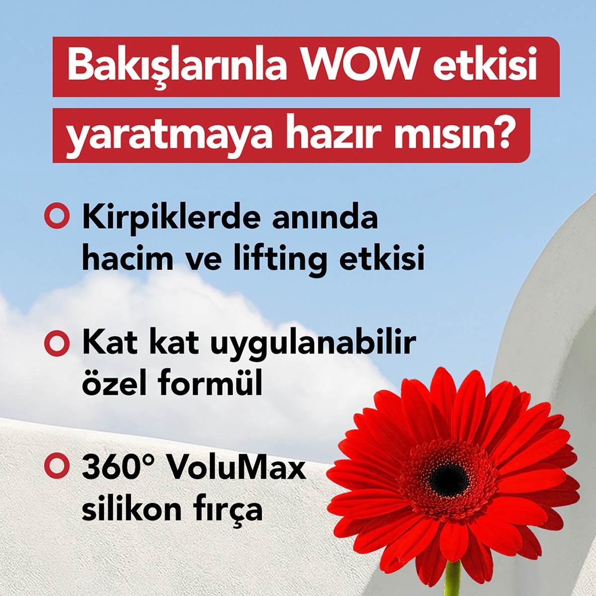  FLORMAR FLORMAR Flormar Volume Up Yüksek Pigmentli & Hacim Etkili Kat Kat Uygulanabilir Maskara  1 of 10 