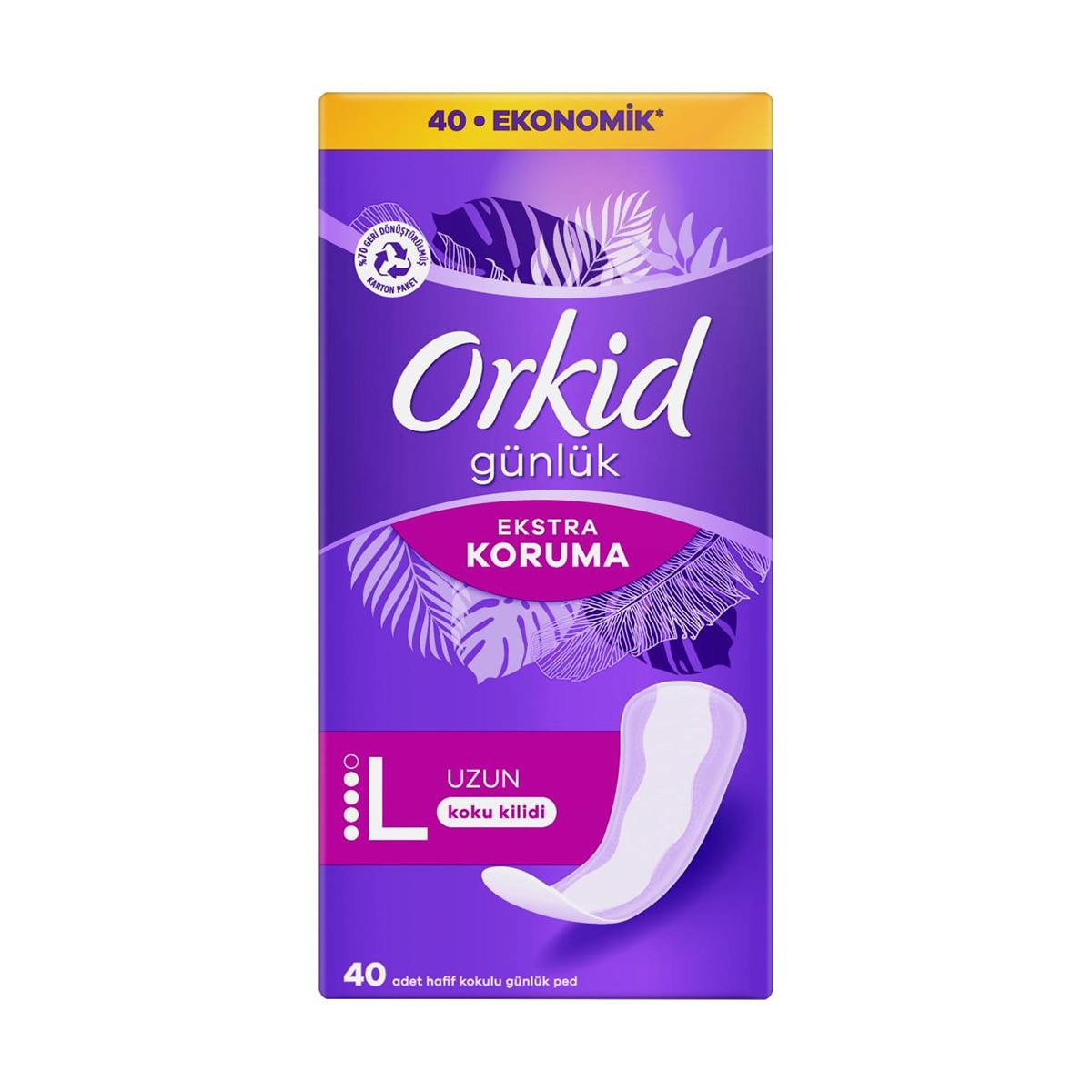  ORKID ORKID Orkid Günlük Ped Uzun 40'lı  1 of 5 