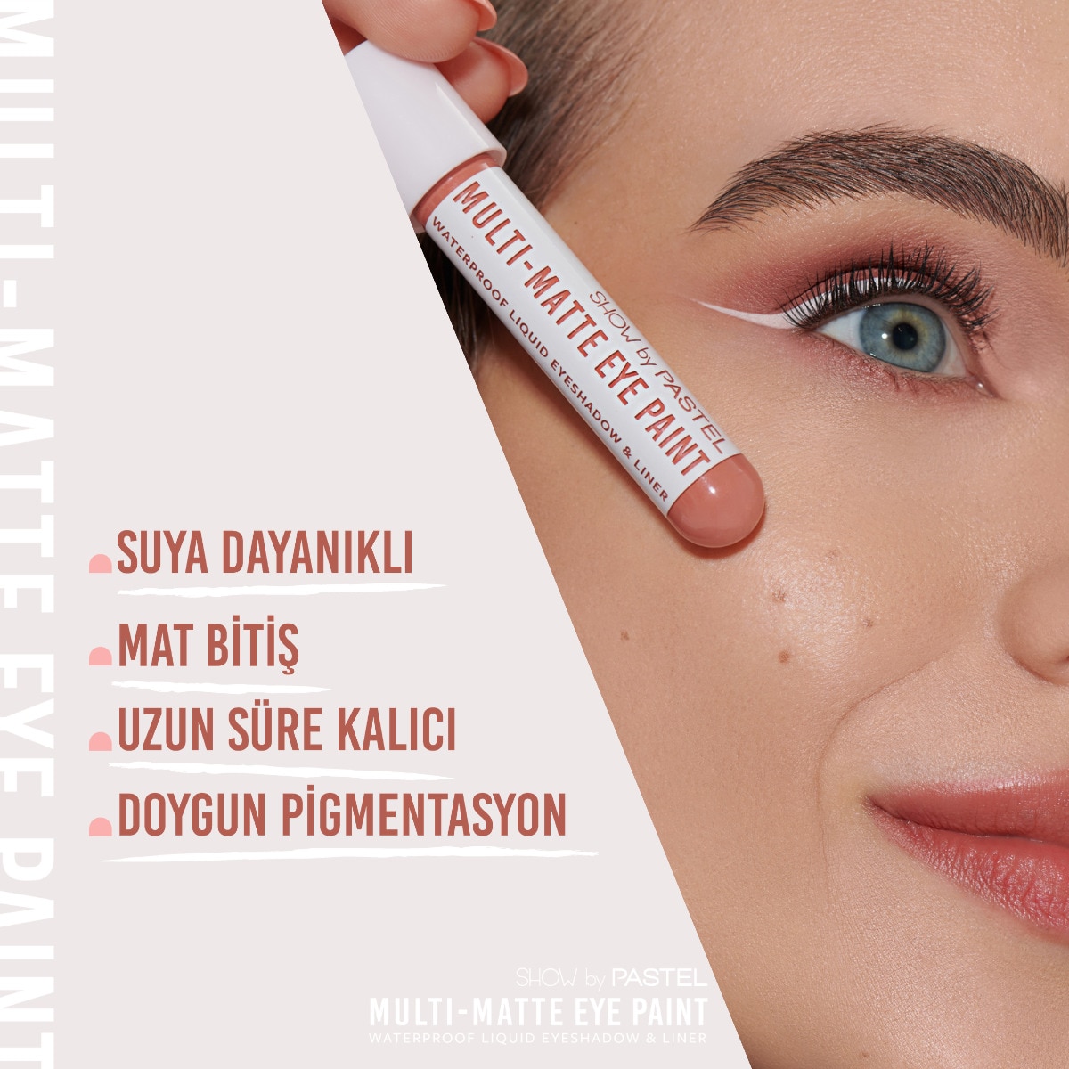  SHOW BY PASTEL SHOW BY PASTEL Show By Pastel Multi-Matte Eye Paint Waterproof Mat Likit Far ve Eyeliner 83 Stylish  1 of 7 