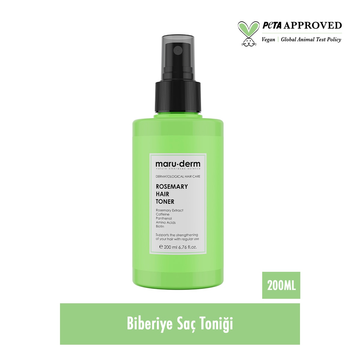  MARUDERM MARUDERM Maruderm Biberiye Saç Toniği 200 ml  1 of 2 