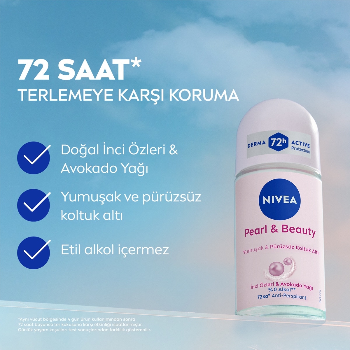  NIVEA DEO NIVEA DEO Nivea Pearl Beauty Roll-On 50 ml  1 of 7 