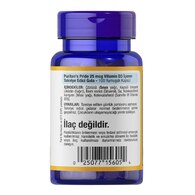 Puritan's Pride Vitamin D3 1000 Iu 100 Kapsül
