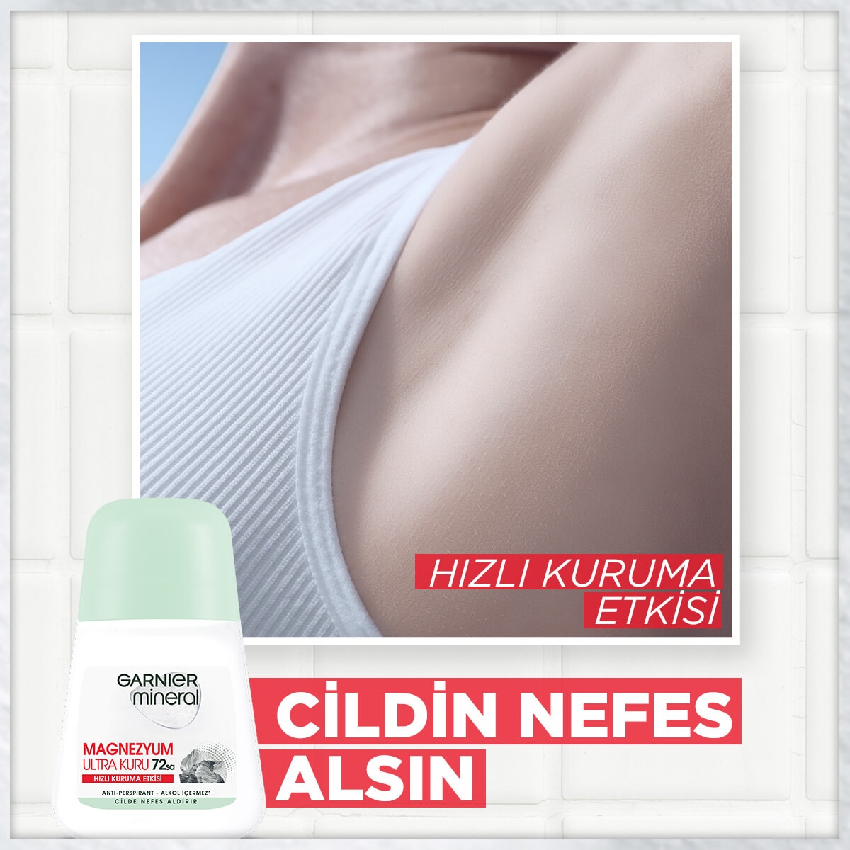 GARNIER GARNIER Garnier Mineral Magnezyum Ultra Kuru Roll-On 1 of 5