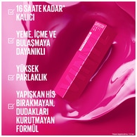 Maybelline New York Super Stay Vinyl Ink Uzun Süre Kalıcı Likit Parlak Ruj 145 Rogue