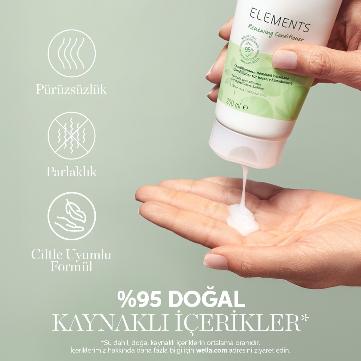  undefined WELLA PROFESSIONALS EXC. Wella Professionals Elements Yenileyici Bakım Kremi 200 ml  1 of 6 