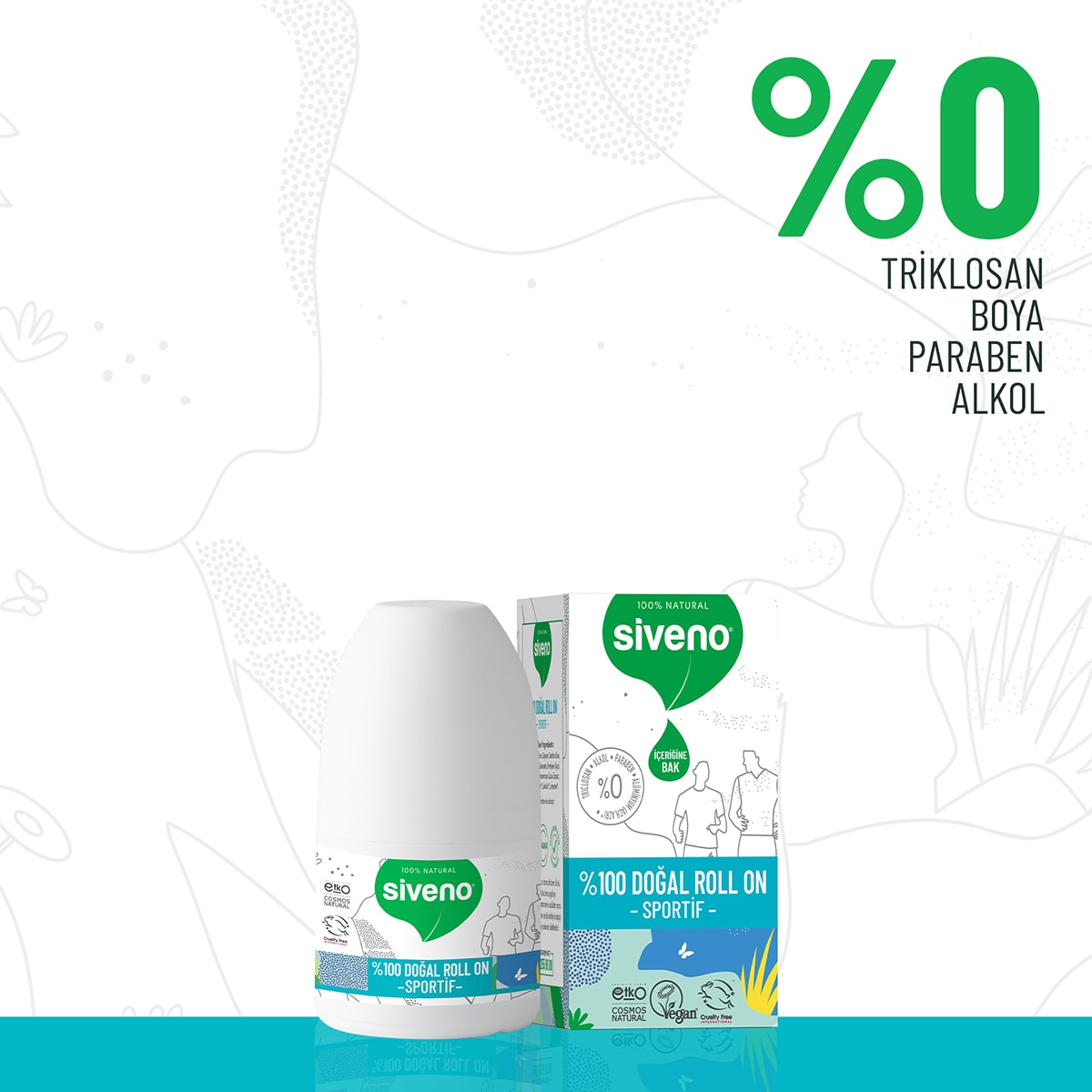  SIVENO SIVENO Siveno Doğal Roll On Sportive 50 ml  1 of 7 