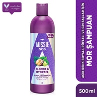  AUSSIE AUSSIE Aussie Sos Blonde Hydrate Mor Şampuan 500 ml  1 of 1 