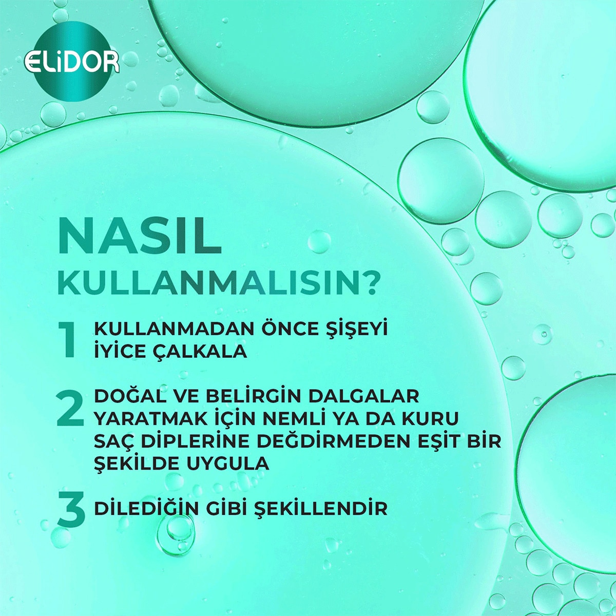  ELİDOR EXC. ELİDOR EXC. Elidor Deniz Tuzu Spreyi Belirgin Bukleler 190 ml  1 of 8 
