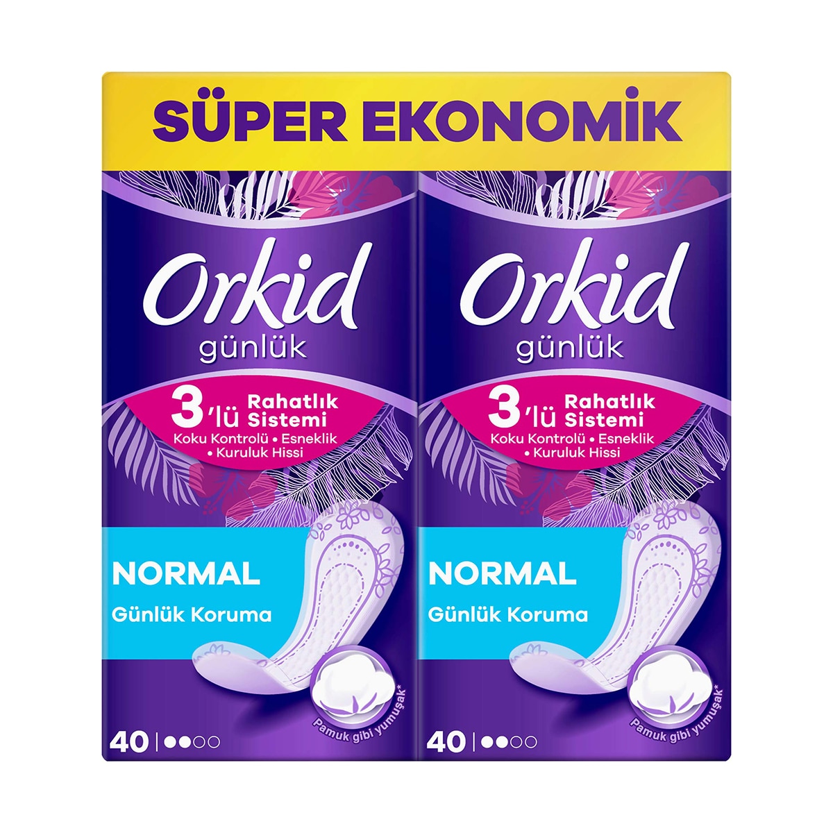 ORKID ORKID Orkid Günlük Ped Günlük Koruma Normal 80 Adet 1 of 13
