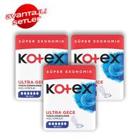  KOTEX undefined Kotex Ultra Quadro Ped Gece 16'lı Set x3  1 of 1 