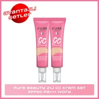  undefined undefined Pure Beauty 2'li CC Krem Set Spf50 Pa+++ Ivory  1 of 1 