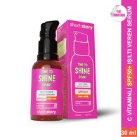 Short Story TIME TO SHINE DEAR! C Vitaminli Işıltı Veren SPF50+ Güneş Serumu 30 ml