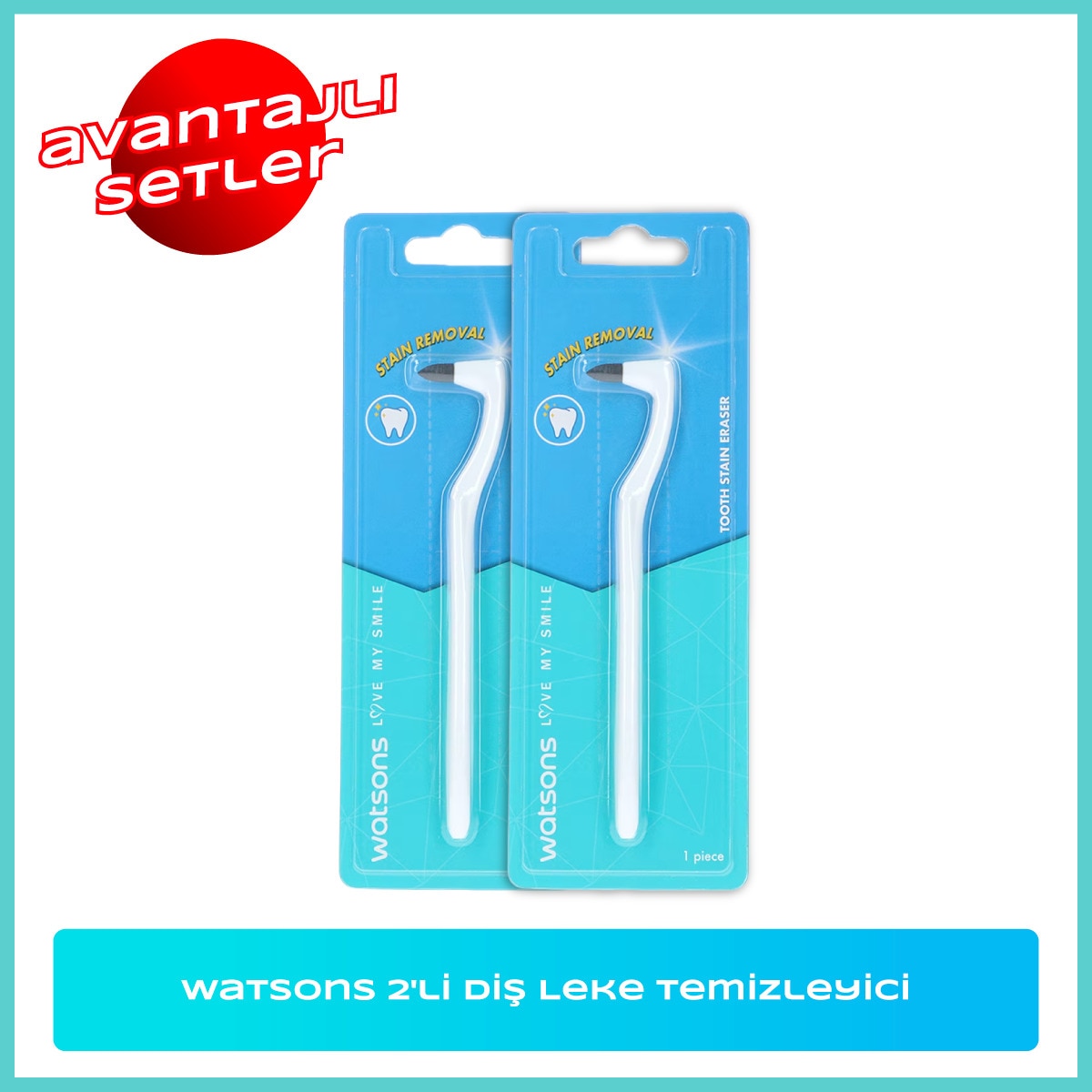 undefined  Watsons 2'li Diş Leke Temizleyici  1 of 1 