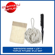  undefined undefined Watsons Kese + Lift + Topuz Fırçası 3'lü Set  1 of 1 